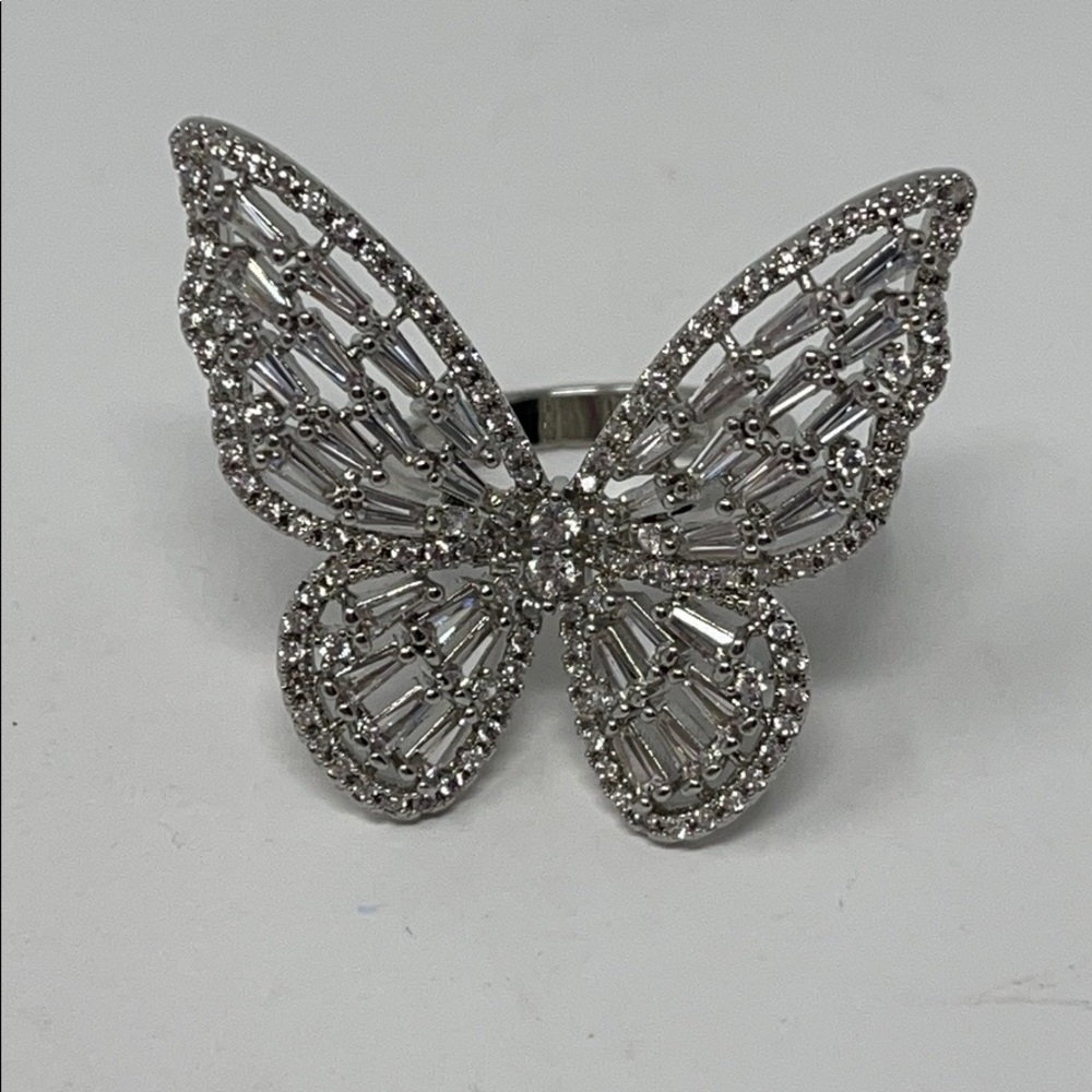 CZ Butterfly Ring - Picture 9 of 9